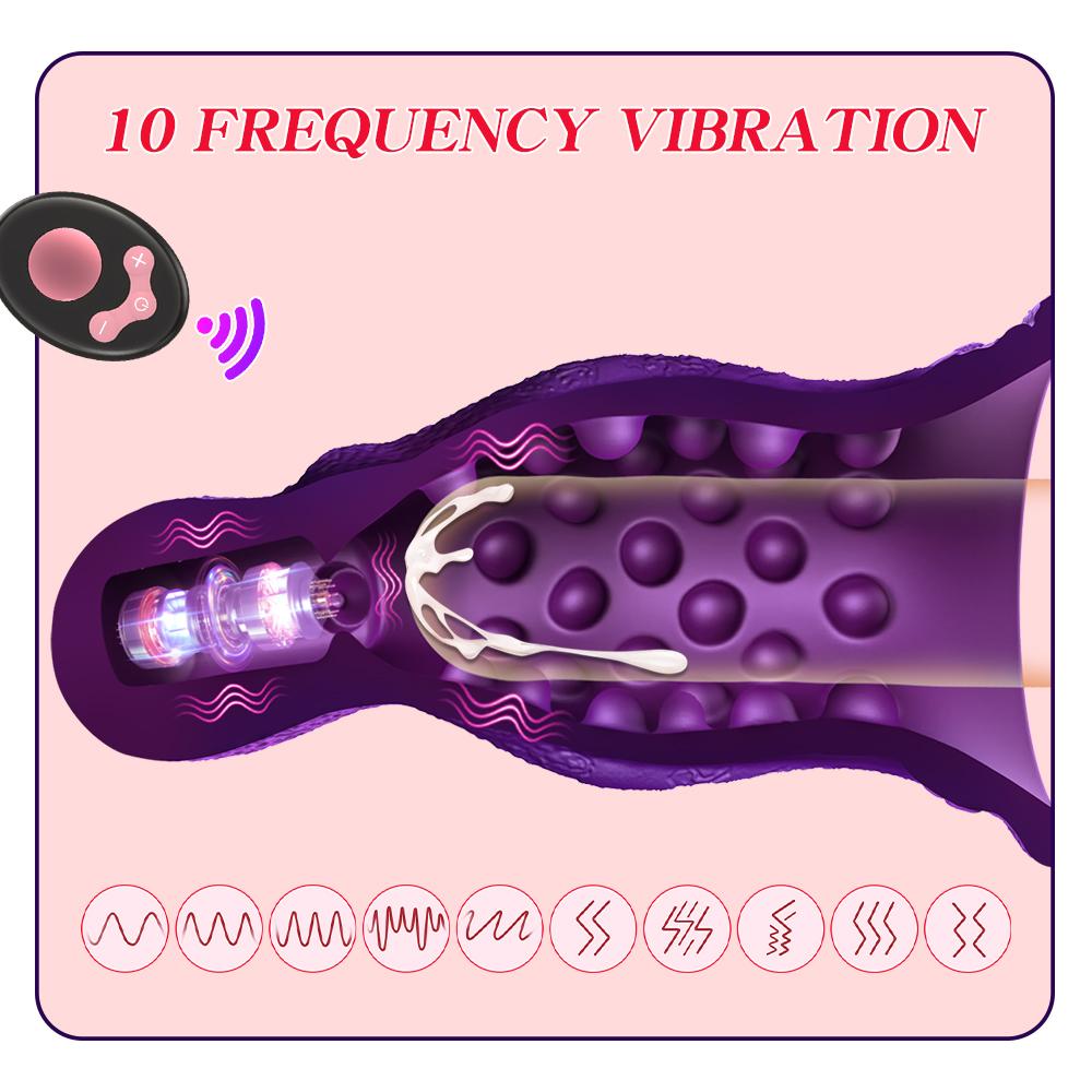 Octopus Male Masturbator Penis Vibrator Male Sex Toys Adult Toy 10 Strong Vibration Penis Vibrator Trainer Couples Sex Toy