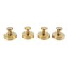 4 Pcs Suction Cup Hooks Stainless Steel Water Resistant Suction Towel Hangers for Bathroom Kitchen