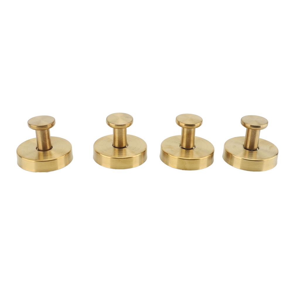 4 Pcs Suction Cup Hooks Stainless Steel Water Resistant Suction Towel Hangers for Bathroom Kitchen