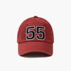 WASHED 55 BALLCAP_red