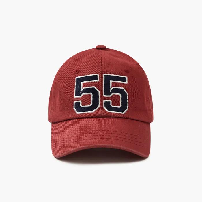WASHED 55 BALLCAP_red