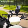 Multi-function Motorcycle Navigation Extension Mount with Reinforced Crossbar for Scooter E-bike Rearview Mirror Balance Bar