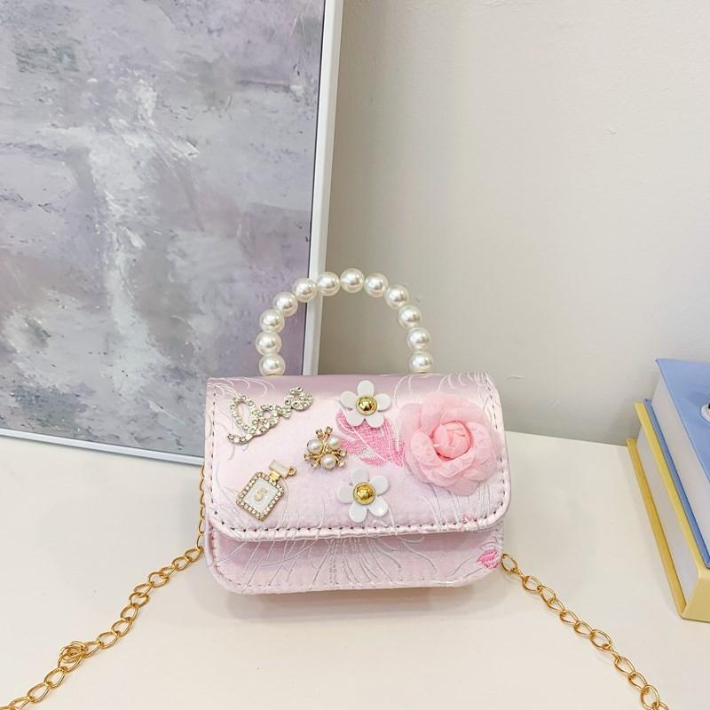 Monkey Trendy Cute Handbag For Little Girls In Multiple Colors And Floral Designs