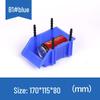 Thickened Modular Plastic Storage Box for Hardware & Electronic Components with Slanted Opening