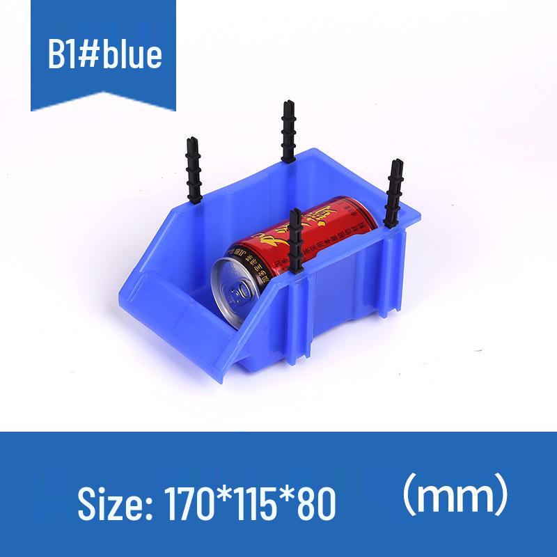 Thickened Modular Plastic Storage Box for Hardware & Electronic Components with Slanted Opening