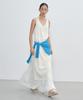 City Breeze Nylon Henley Neck Sleeveless Long Dress_3 Colors