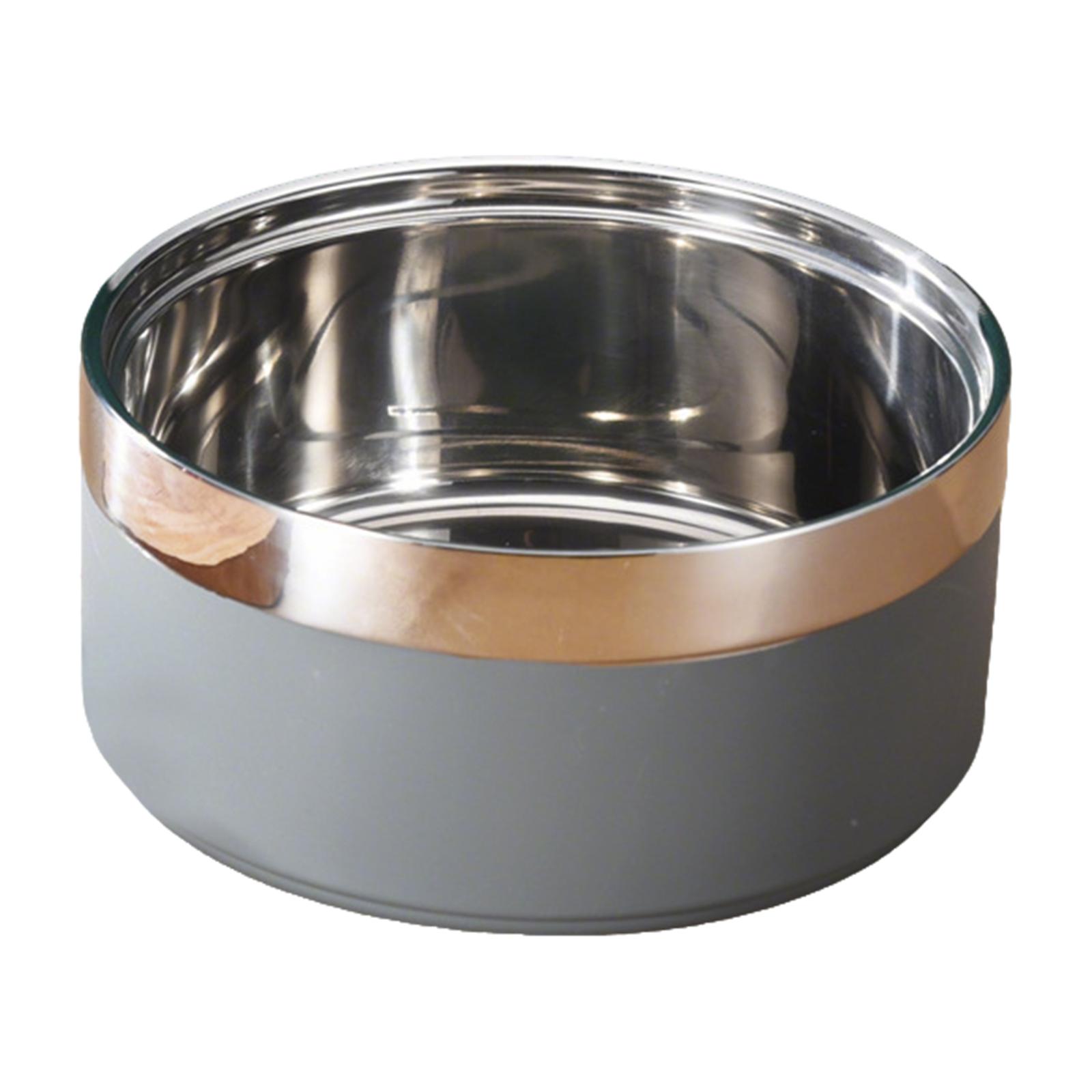 

Double-layer Stainless Steel Dog Bowl, Non-, -tipping, Large Capacity Pet Bowl, Feeding Bowl For Cats, Water Bowl, Food Bowl For Dogs. S