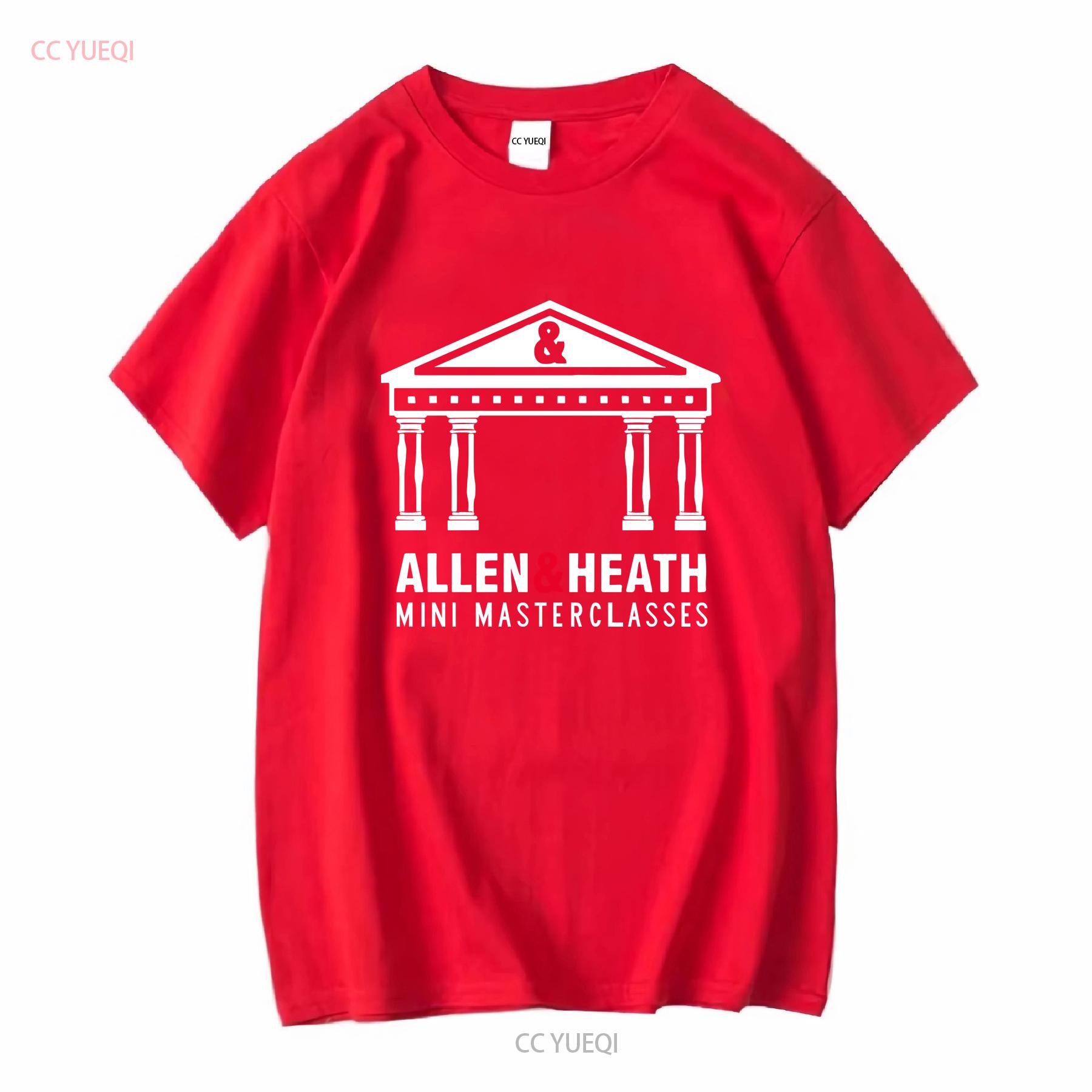 

New T Shirt Allen Heath World Class Mixing Mens Black USA Size S to 5XL long or short sleeves vintage Washed Versatile S