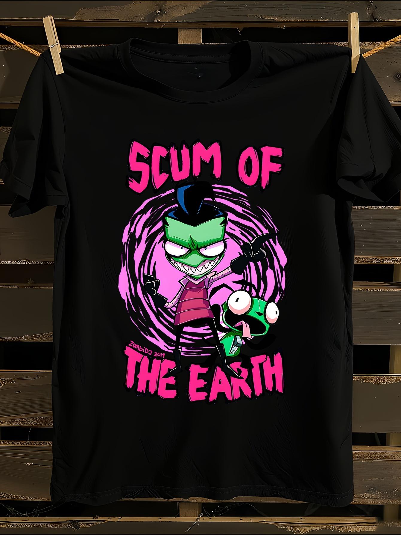 Invaders Zims GIR Cartoon Tshirt S