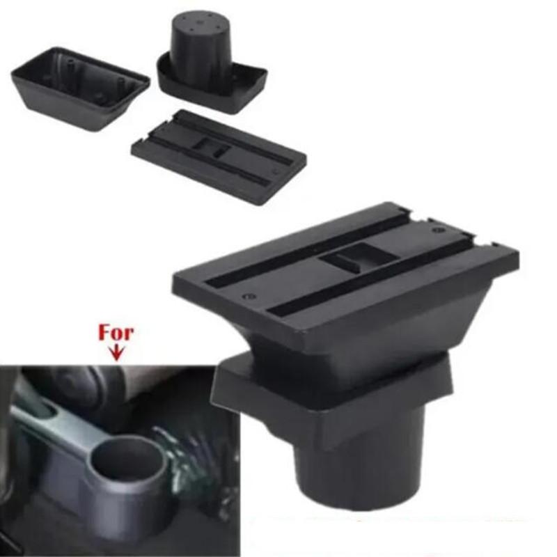 For Volkswagen UP Armrest Box For Skoda Citigo VW UP Seat Mii Car Armrest Storage Box with USB LED Light Retrofit Car Accessorie