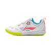 New LiNing Table Tennis Series Low Top Kids' Training Shoes White/Fluorescent Flame Red Kids' APTU017-4