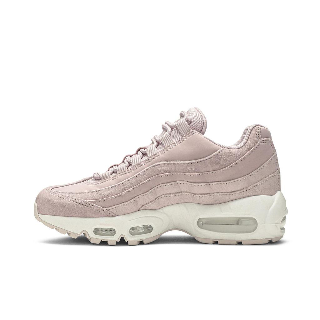 Nike Womens Air Max 95 Premium 'Barely Rose' (women's Sizes) Plum Chalk / Barely Rose / Summit White Running Shoes 807443 503