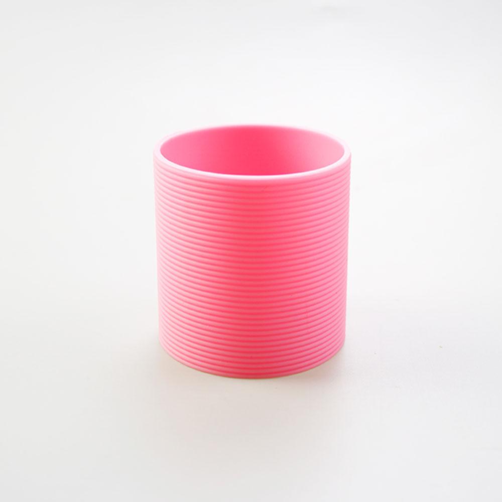 SW 16 Colors 7.0CM Silicone Cup Cover Stripes Non-slip Heat  For Glass Cup Sleeve 70MM Insulated Water Bottle Cup Sleeve