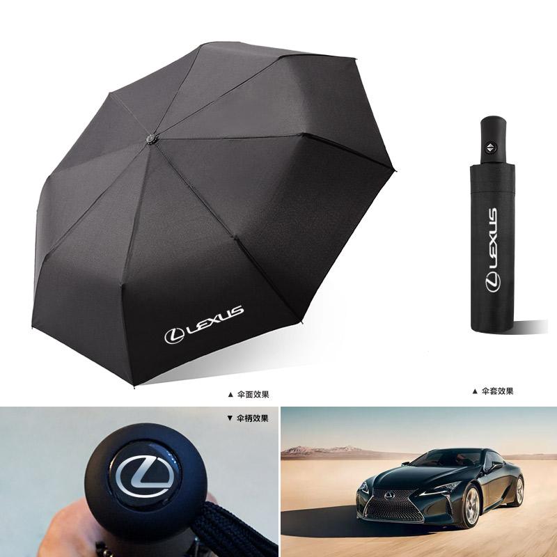 Auto Faltbarer Regenschirm Tragbarer Automatischer Sonnenschutz Passend für Lexus ES300 RX330 RX300 GS300 IS250 IS200 CT200h NX RX Auto Zubehör