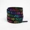 120CM Colorful Flat Hiking Running Shoe Lace Elastic Shoelaces Outdoor Sneakers Quick Safety Flat Shoelace Kids Adult Lace