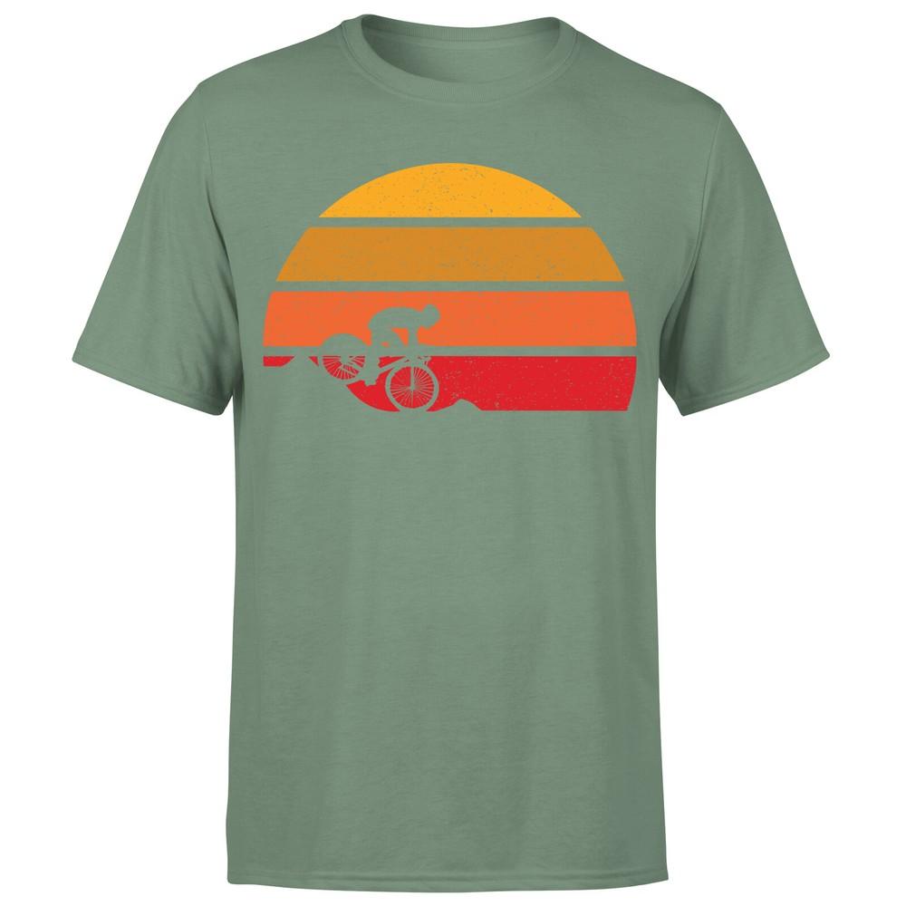 Retro Vintage Mountain Bike Biking Cycling Unisexs TshirtP1OrA 2XL