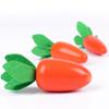 Kids Wooden Pulling Carrot Catching Worm Puzzle Game Educational Toy Set Children's Gifts Learning Toys