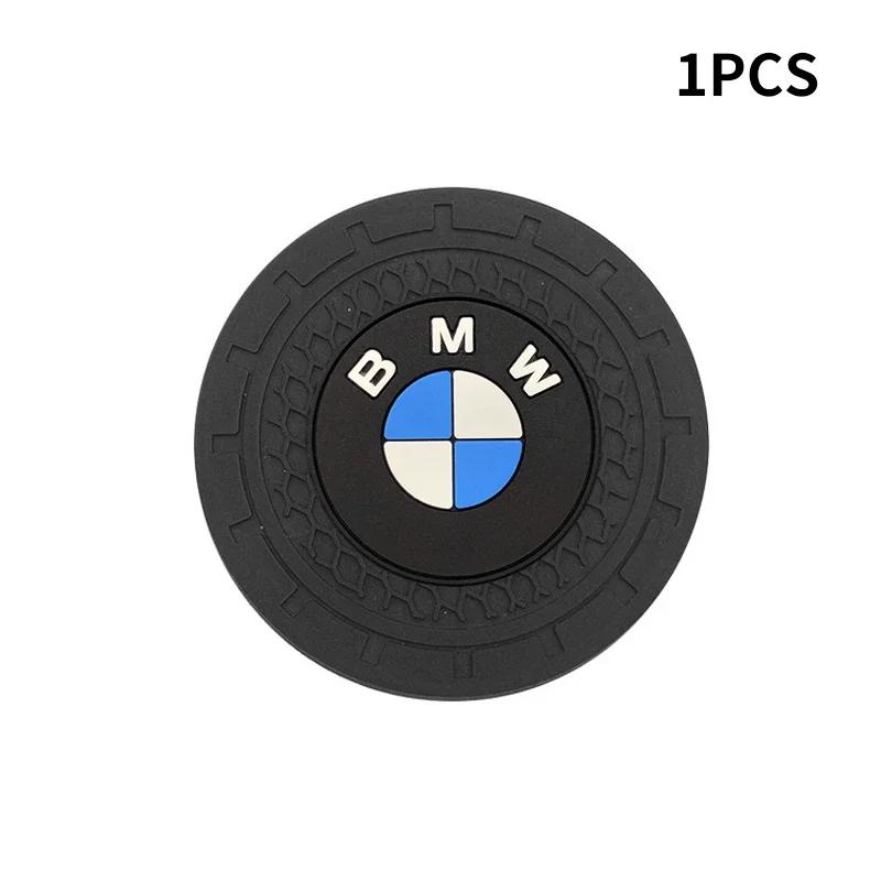 

2025 Hot For BMW Silica Gel Car Coaster Water Cup2pcs Silicone Car Water Cup Holder Coaster Anti Slip Pad Mat For BMW X5 X4 X6 X