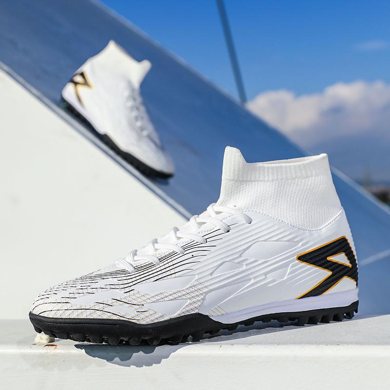 Football Shoes Male High-top Artificial Grassland Training Student Football Game Boots Children Football Boots