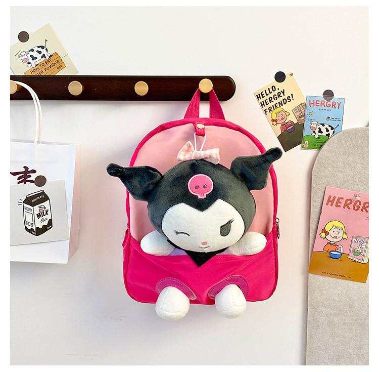 

Adorable Cute Cartoon Lightweight Childrens Backpack Stylish Trendy School Bag троянди рожеві кольору