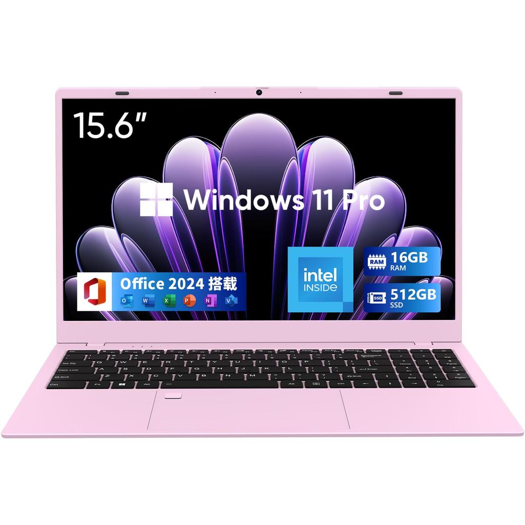 UOWAMOU Office 1920 x 1080 IPS Fingerprint Windows 11 Lightweight and Slim N5095 16GB 512GB HD USB Perfect for Online Working from and Video Cherry