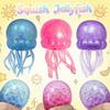 Hot! Push Bubble Squish Jellyfish Fidget Toy Super Solid Squish Stress Relief Squeeze Ball For Adults Anxiety Sensory Toy Gift
