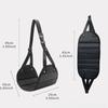 Portable Airplane Footrest Adjustable Strap, Travel with Lightweight Hammock Leg Rest Comfort Resting Hammock Office Footrest Strap