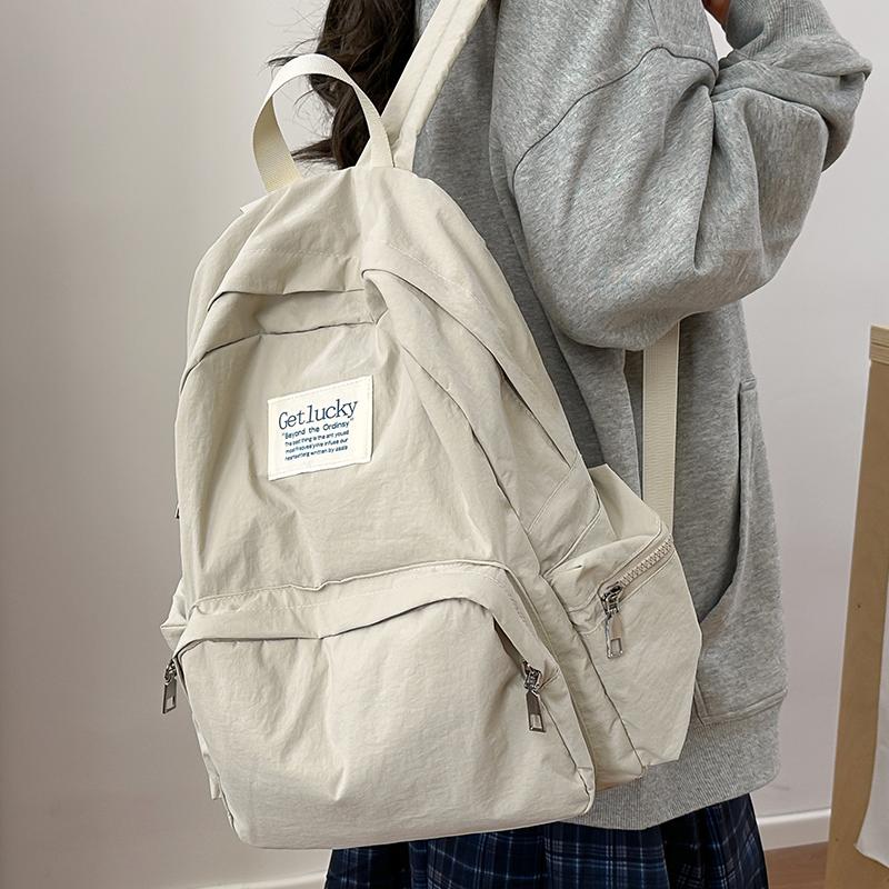 Men's and women's leisure travel bags, campus large capacity backpacks, backpacks, city camping leisure travel storage bags