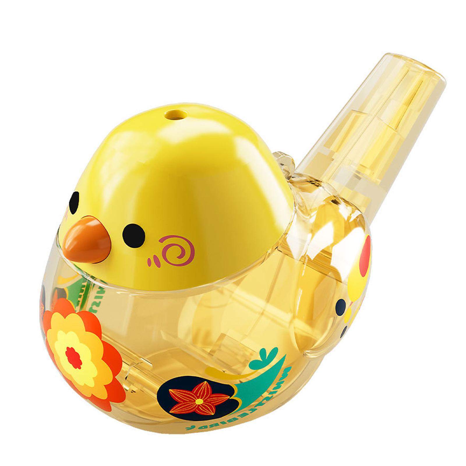 

Funny Whistle Toy for Kids Bird Water Whistle with Lanyard Bird Whistles Musical Toy Whistle Birthday Supply жёлтый