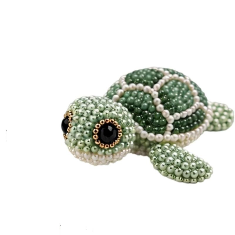 Cute Diy Handmade Colorful Beaded Animal Figurines Material Kit Perfect For Home Desktop Decor Ideal Gifts For Craft Lovers