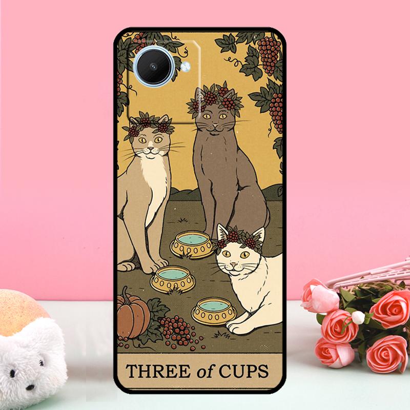 

Cats Tarot Witchcraft For Realme C55 C71 C53 C67 C75 C61 C33 C63 C51 C65 10 11 12 13 14 15 Pro Plus GT7 Pro Case Realme C15