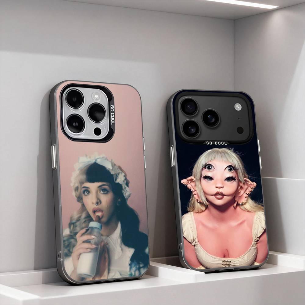 M-Melanie Martinez P-Portals For iPhone17,16,15,14,13,12,11,Pro,Max,Plus,E,Air,Mini Anti Fall Black Matte Hard Bumper Phone Case