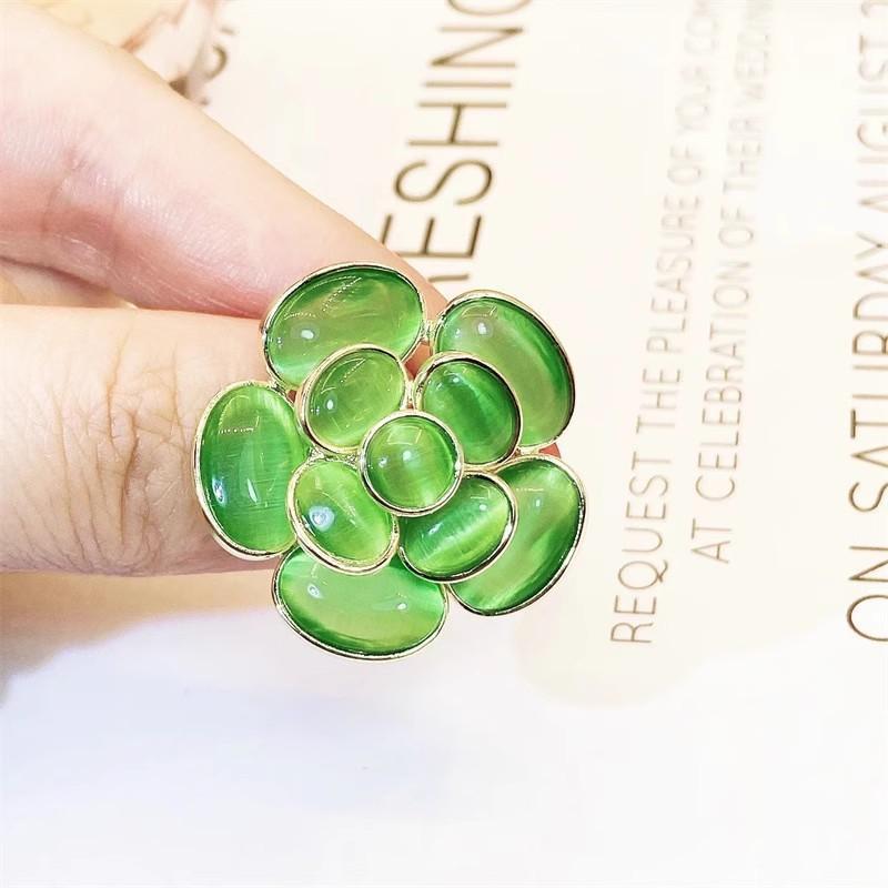 

Модна Квіткова Опалова Брошка Корсаж на Піджак Пальто Шпилька Камелія Одяг Преміум-класу Застібка Антисвітло