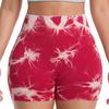 Women's High-Waist Yoga Shorts - Slimming, Nude Feel, Peach Booty Fit