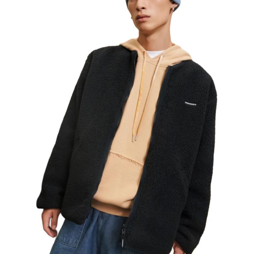Converse Transitional Sherpa Jacket Asia Sizing 'Black' Men's 10025263-A01