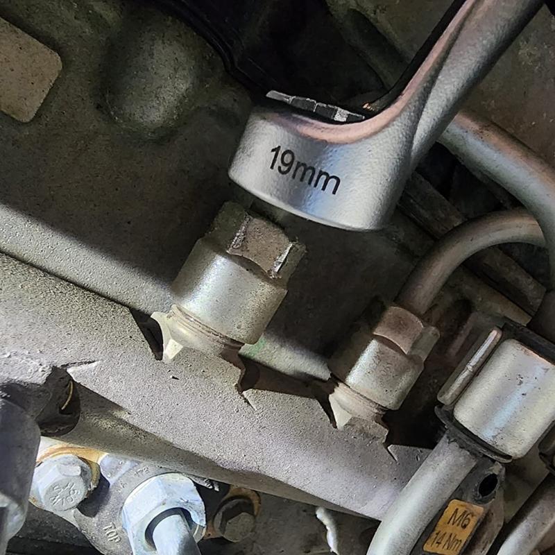 Small  Fuels Line Wrench Precisions Fit Tool Heavy Duty Fuels Pipe Wrench Repair Tool for Various Engine Model & Size