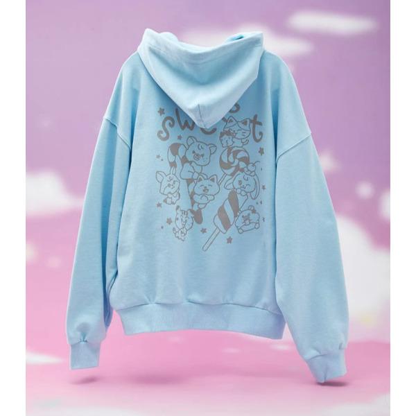NCT DREAM SWEET Dreamiez Hoodie Zip-Up (Baby Blue) - Official