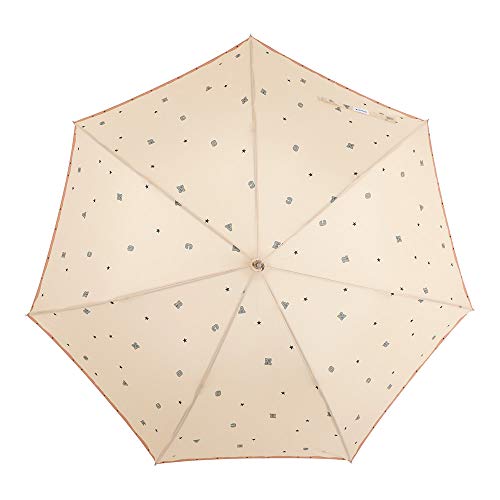 Ogawa Converse Long Umbrella for Men and Women, UV Protection, 60cm, 7 Ribs, Water-Repellent, Jump-Style, Random Logo, 20160