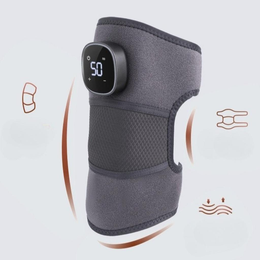 Electric Knee Warmer Massager, Self-Heating Knee Wrap for Warmth and Heat Therapy, Relieves Joint Pain
