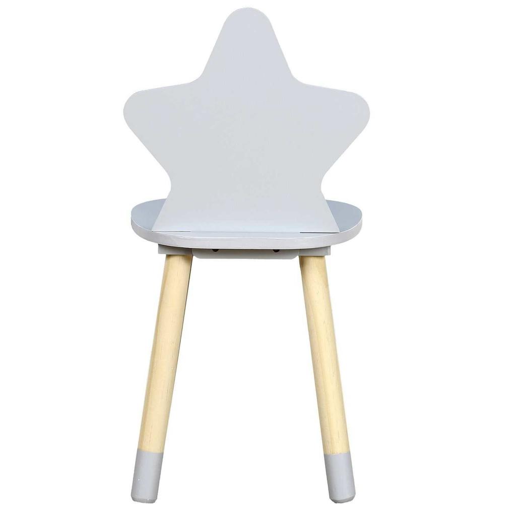 Puppe WOODEN CHAIR FOR CHILDREN GREY STAR