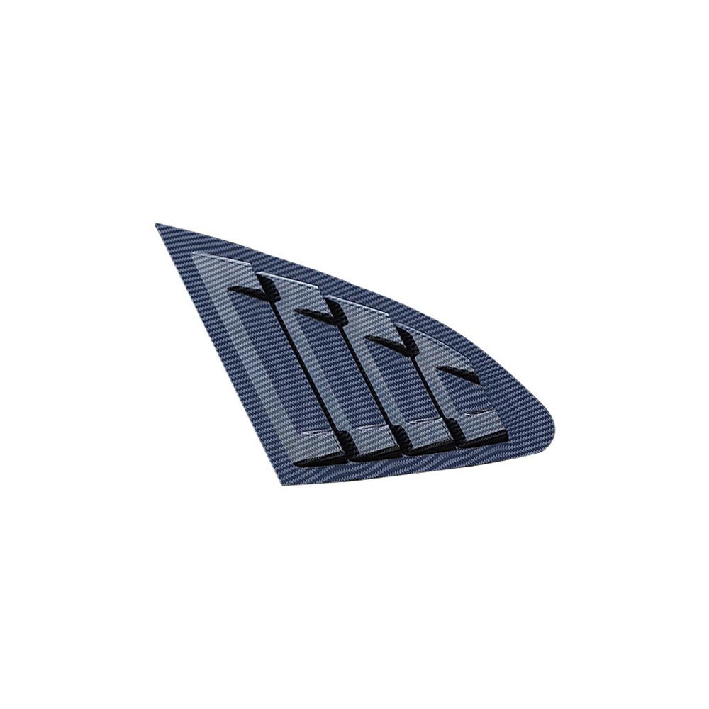 Side Window Louver Shutter Cover Carbon Fiber Abs For 16-20 Chevrolet Malibu Usa