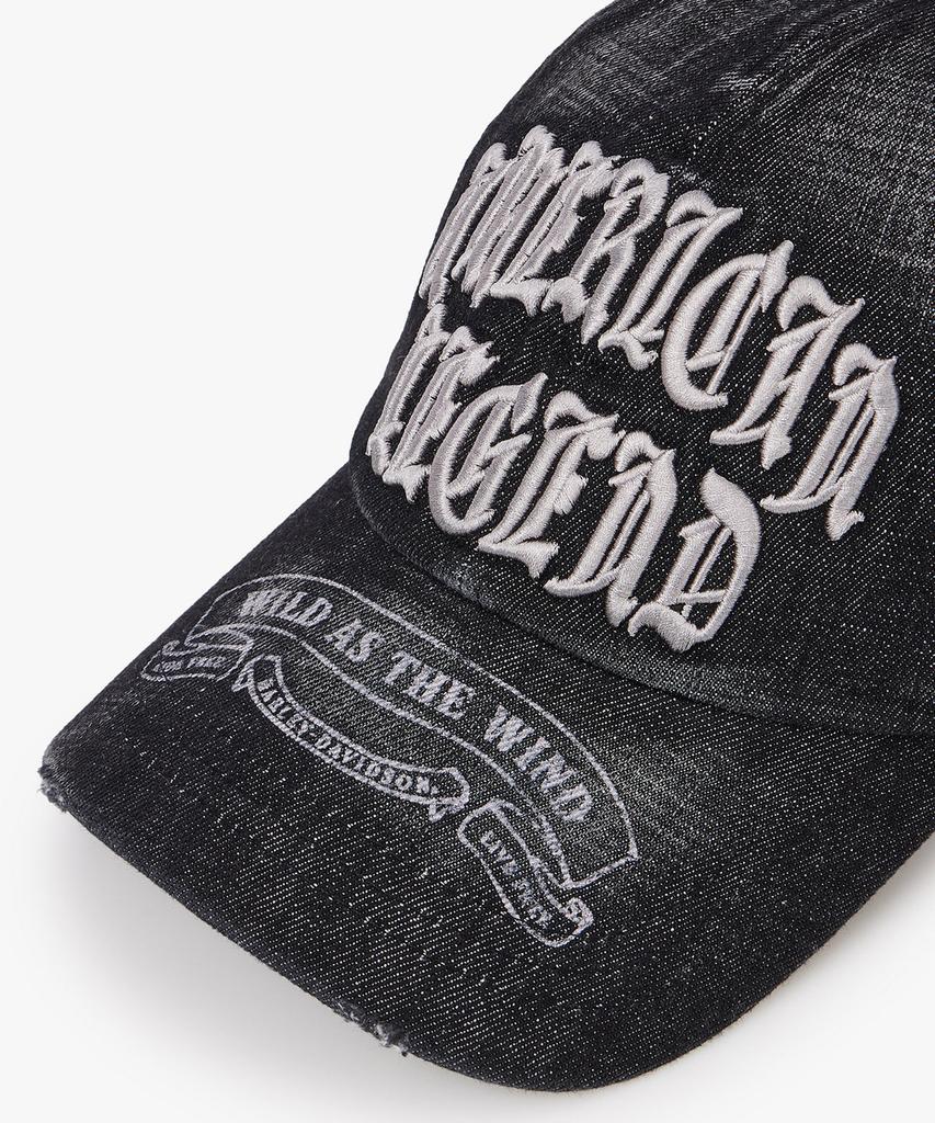 HARLEY-DAVIDSON COLLECTIONS® Vintage Denim Baseballkappe_Dunkelgrau Hh16181004