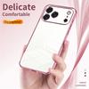 For iPhone 17 Pro Case Electroplating Frame Soft TPU Phone Cover