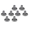 8PCS Dishwasher Rack Wheel ABS High Strength Dishwasher Lower Dish Rack Wheel Replacement