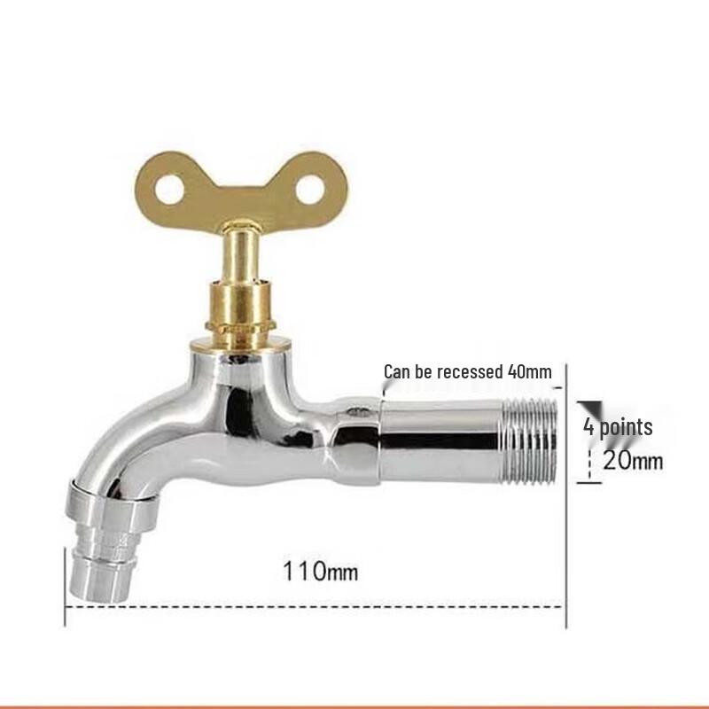 Lockable Outdoor Anti-theft Faucet