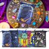 Tarot Card Storage Bag With Drawstrings Composite Fleece Runes Dice Jewelry Pouch Travel Gift Bag For Sports Card Party Favor