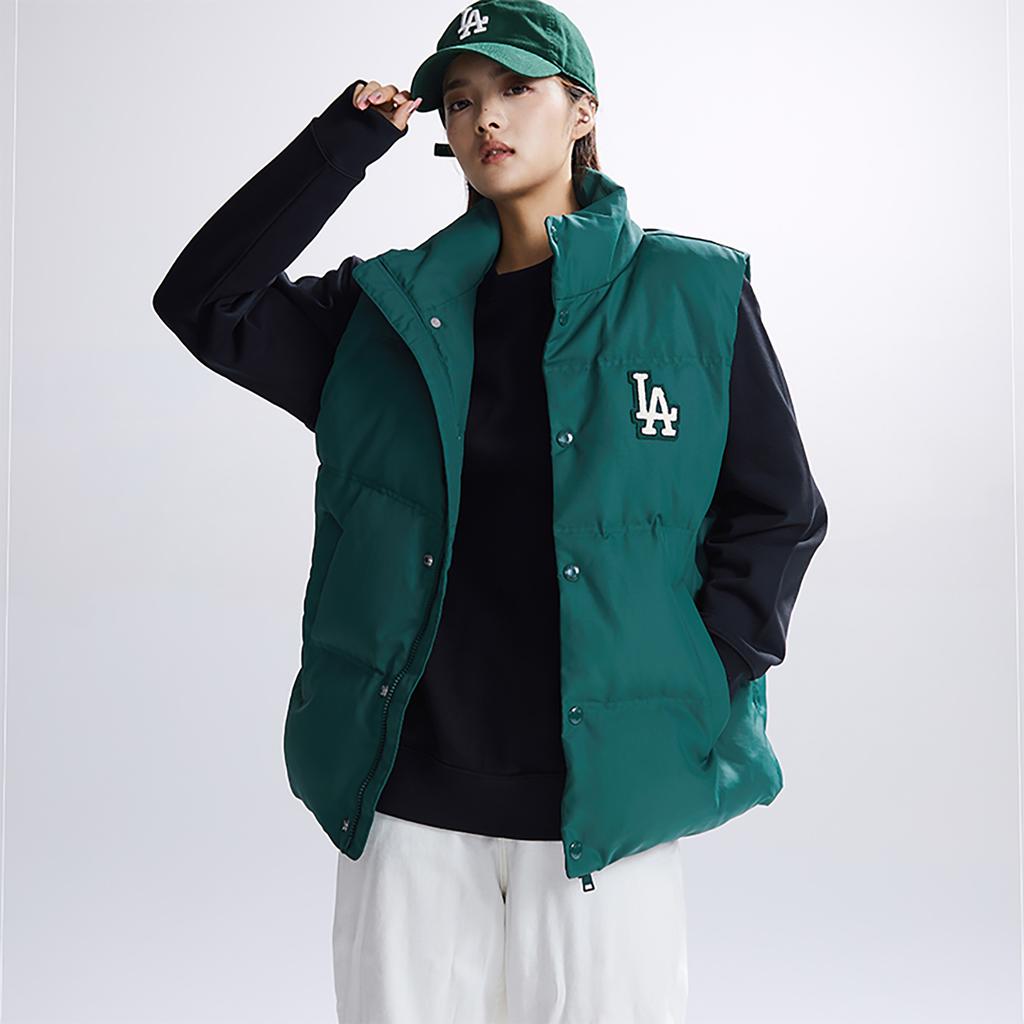 New MLB Down Jacket Unisex Dark Green 3ADVV0136-07GND