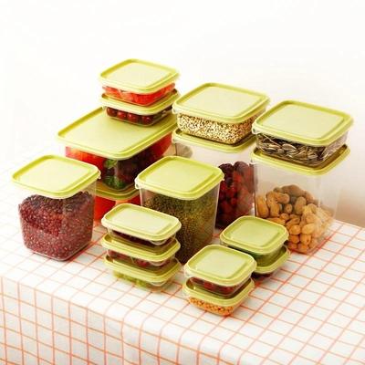 17/szt. Pudełko do przechowywania żywności Wykończenie kuchni Przechowywanie Pudełko szczelne Pudełko do przechowywania w lodówce