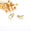 Japan and Korea light luxury 925 silver geometric zircon earrings 2022 new niche sterling silver stud earrings women