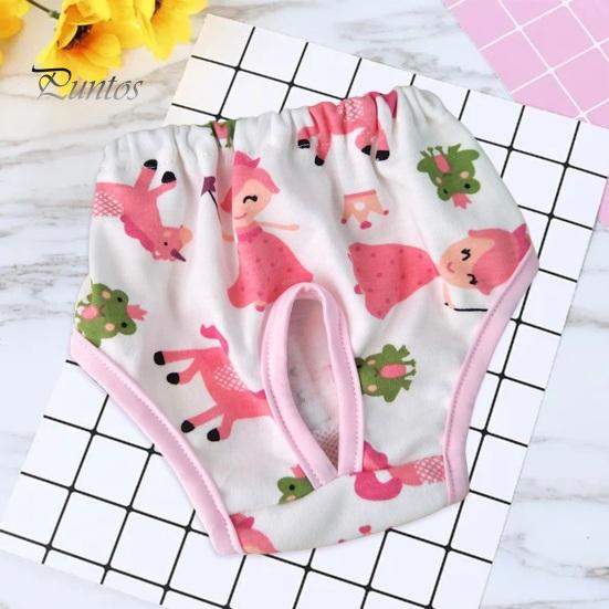 Psí menstruační kalhotky Potřeby pro domácí mazlíčky Kreslený potisk Psí psí plena Prodyšné Fyziologické kalhotky pro domácí mazlíčky Oblečení pro psy